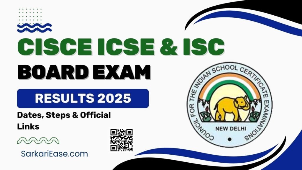 CISCE ICSE & ISC Board Exam Results 2025