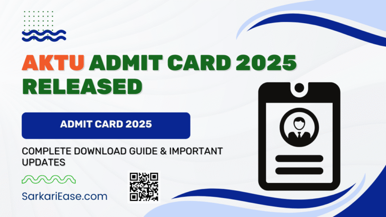 AKTU Admit Card 2025