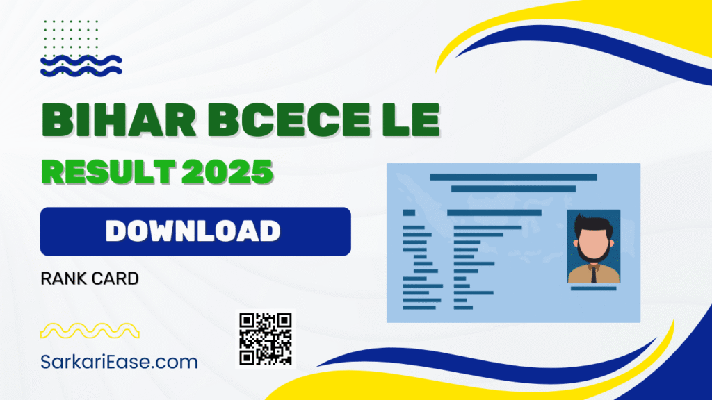 Bihar BCECE LE Result 2025