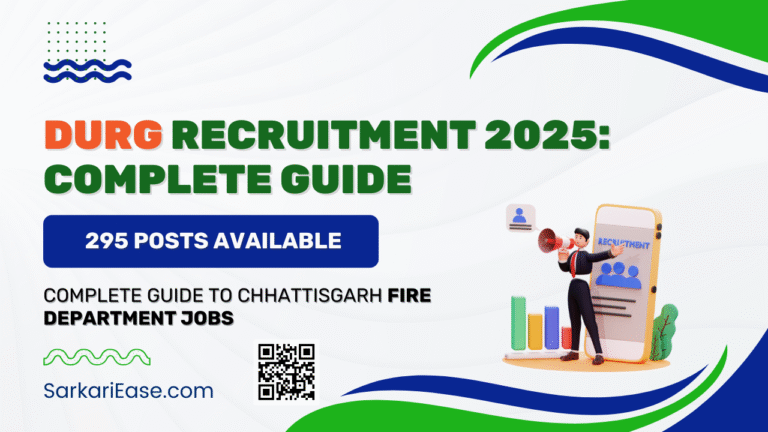 DURG Recruitment 2025 Fire Department Jobs
