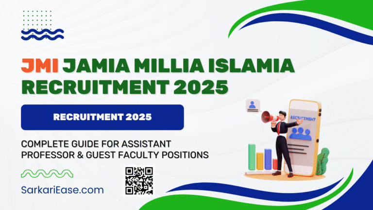 Jamia Millia Islamia Recruitment 2025