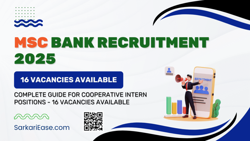 MSC Bank Recruitment 2025