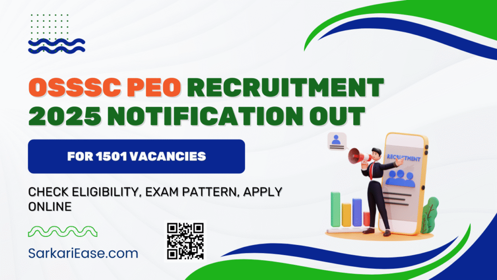 OSSSC PEO Recruitment 2025