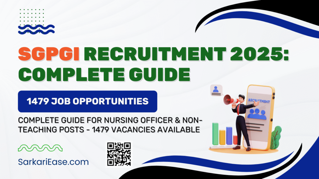 SGPGI Recruitment 2025