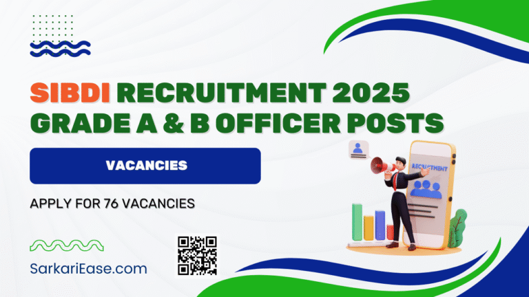 SIBDI Recruitment 2025