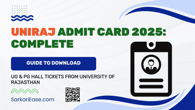 UNIRAJ Admit Card 2025
