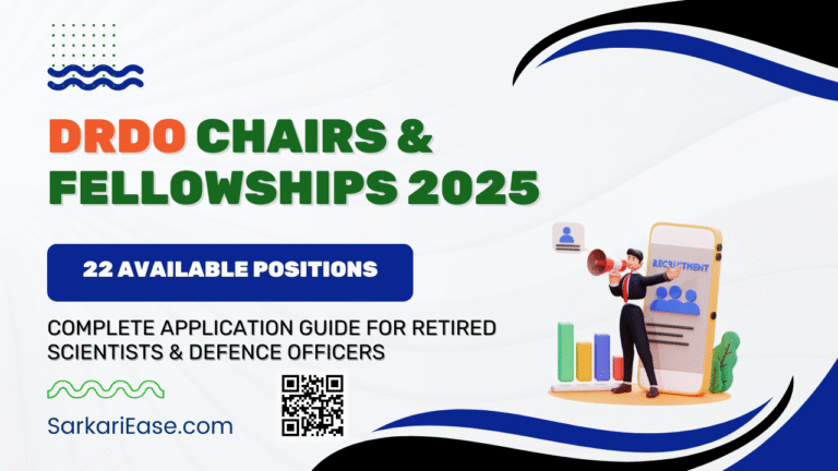 DRDO Chairs & Fellowships 2025