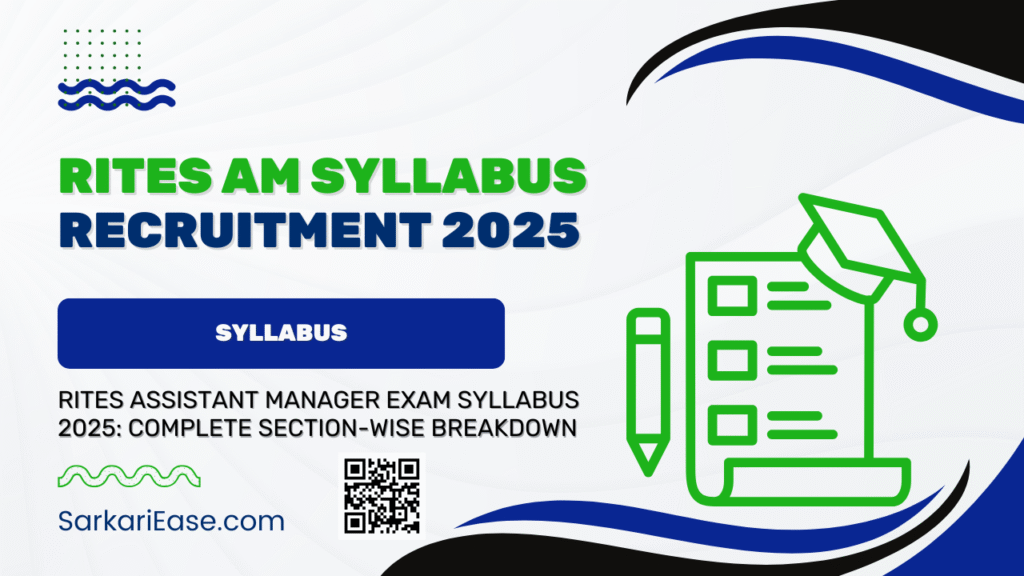 RITES AM Syllabus Recruitment 2025