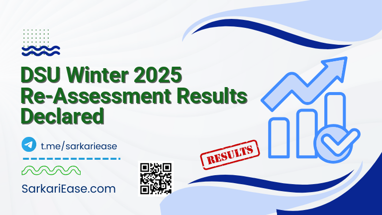 DSU Winter 2025 Re-Assessment Results Declared