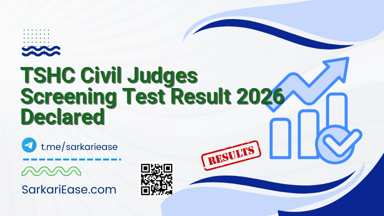 TSHC Civil Judges Screening Test Result 2026 Declared