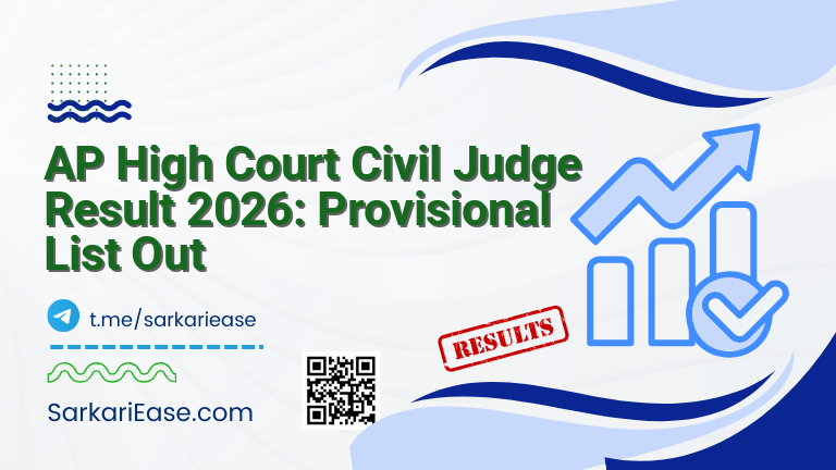 AP High Court Civil Judge Result 2026: Provisional List Out